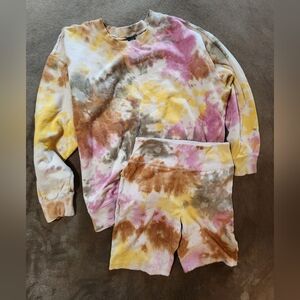 WILD FABLE Sweatshirt And Short Set